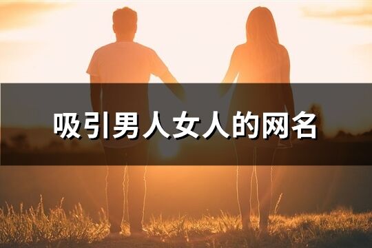 吸引男人女人的网名(精选411个)