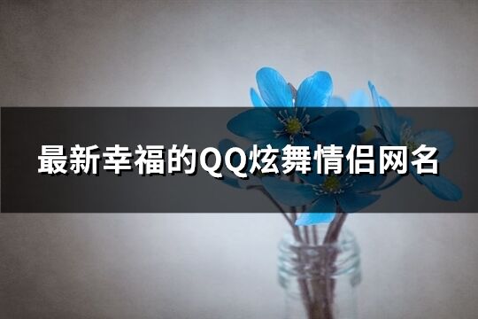 最新幸福的QQ炫舞情侣网名(共261个)