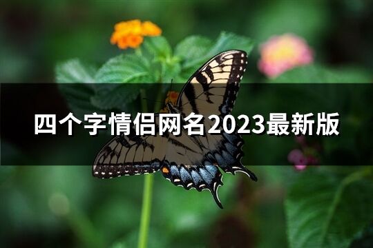 四个字情侣网名2023最新版(73个)