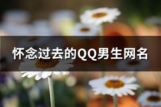 怀念过去的QQ男生网名(156个)