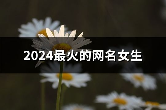 2024最火的网名女生(共177个)