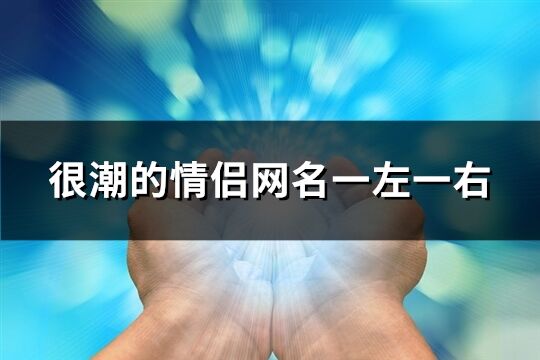 很潮的情侣网名一左一右(130个)