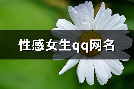 性感女生qq网名(217个)