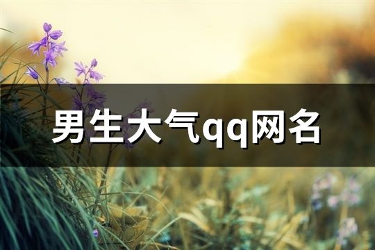 男生大气qq网名(共213个)