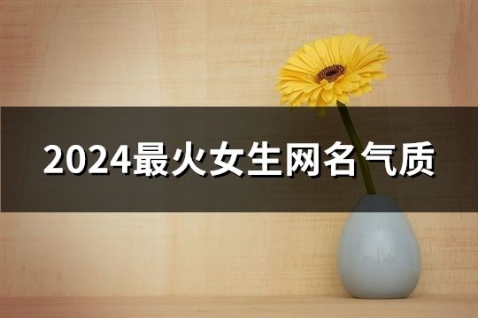 2024最火女生网名气质(225个)