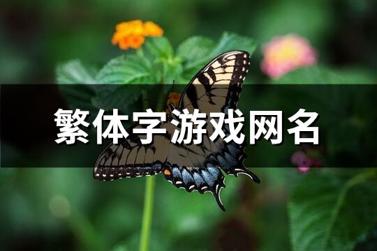 繁体字游戏网名(76个)