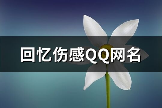 回忆伤感QQ网名(共269个)