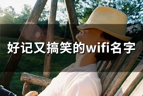 好记又搞笑的wifi名字