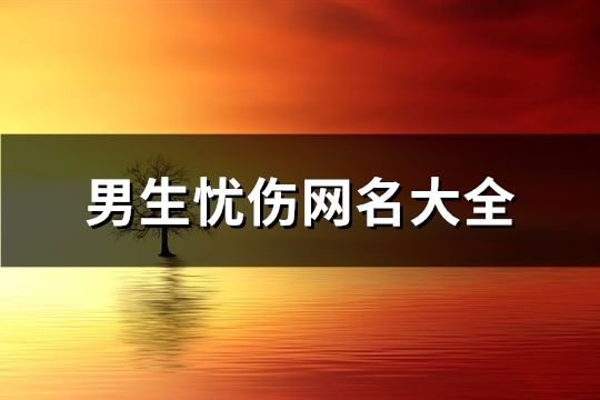 男生忧伤网名大全(共76个)