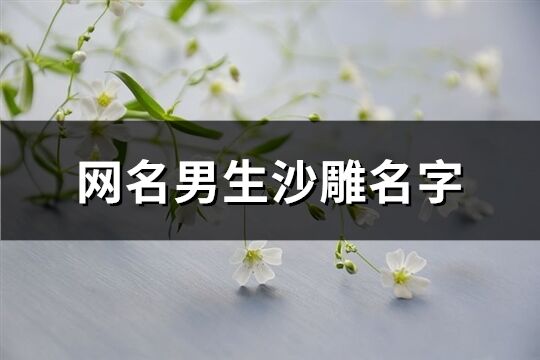 网名男生沙雕名字(共540个)