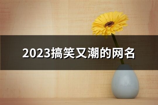 2023搞笑又潮的网名(343个)