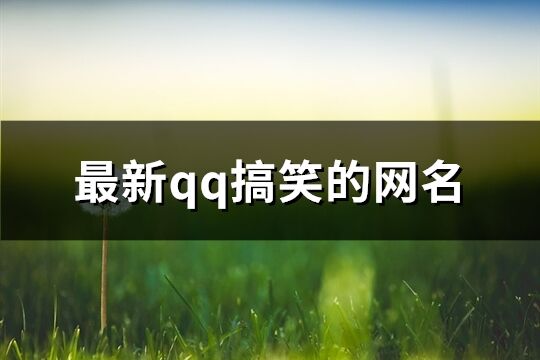 最新qq搞笑的网名(285个)