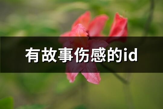 有故事伤感的id(644个)