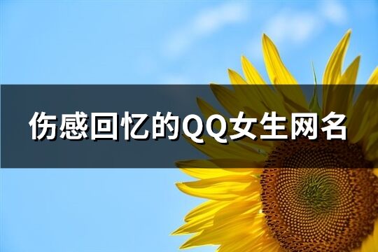 伤感回忆的QQ女生网名(精选195个)