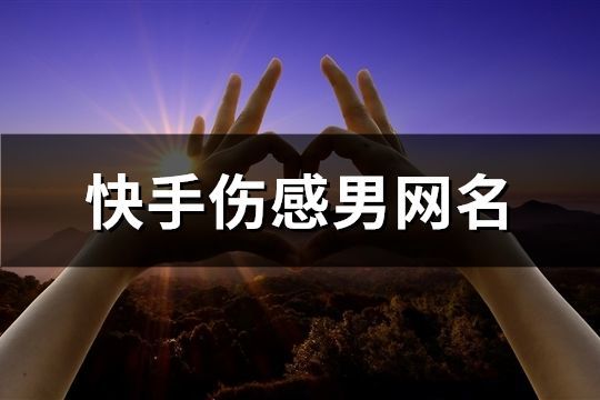 快手伤感男网名(103个)