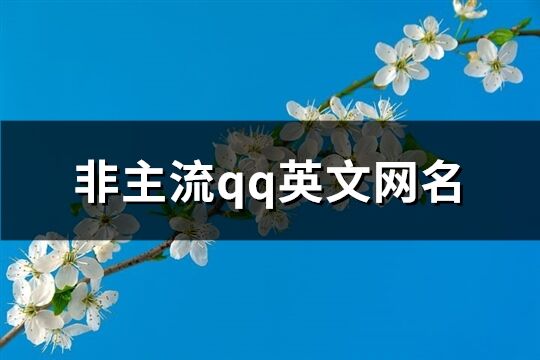 非主流qq英文网名(精选75个)