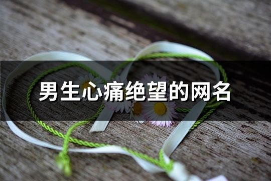 男生心痛绝望的网名(130个)