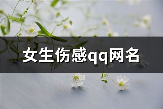 女生伤感qq网名(172个)