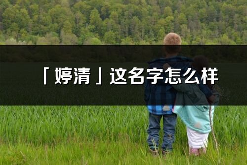 「婷清」这名字怎么样