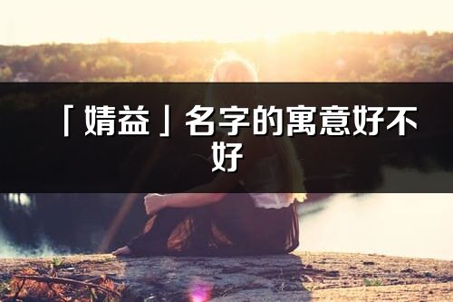 「婧益」名字的寓意好不好