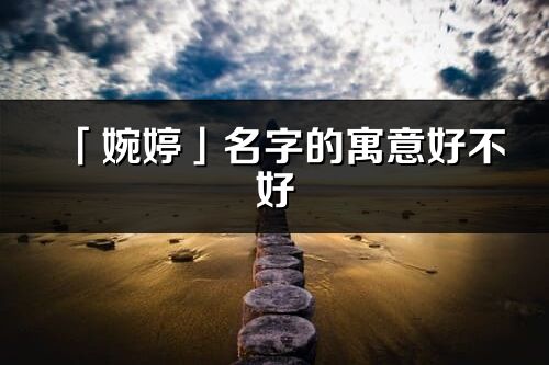 「婉婷」名字的寓意好不好