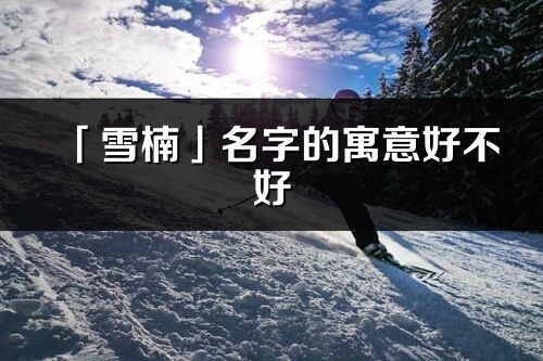 「雪楠」名字的寓意好不好