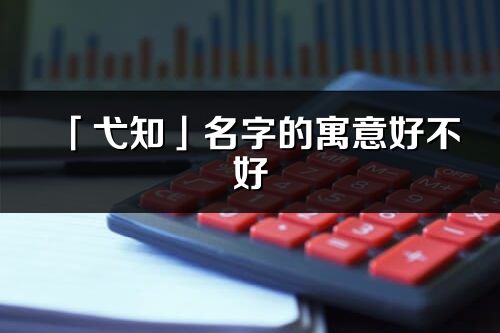 「弋知」名字的寓意好不好