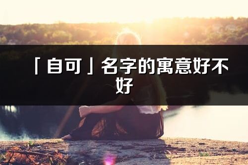 「自可」名字的寓意好不好