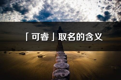 「可睿」取名的含义