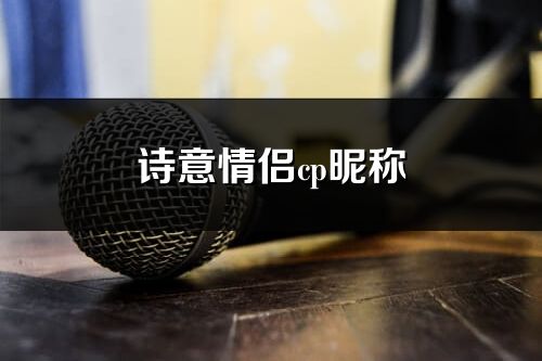 诗意情侣cp昵称(优选302个)