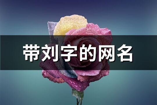 带刘字的网名(精选96个)