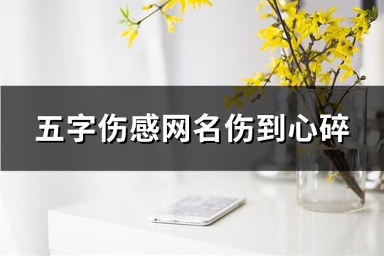 五字伤感网名伤到心碎(共757个)