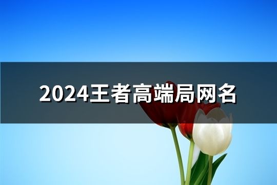 2024王者高端局网名(精选145个)