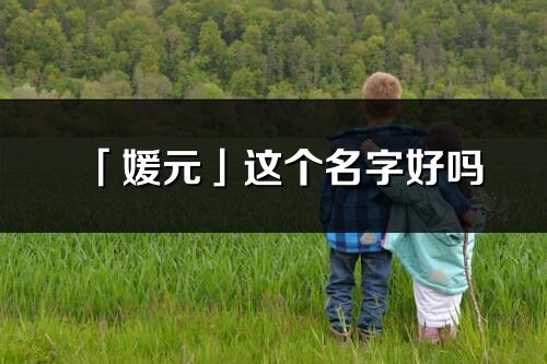 「媛元」这个名字好吗